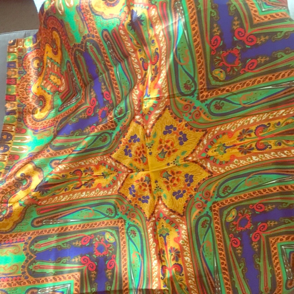 100% silk scarf purchased in Cambodia